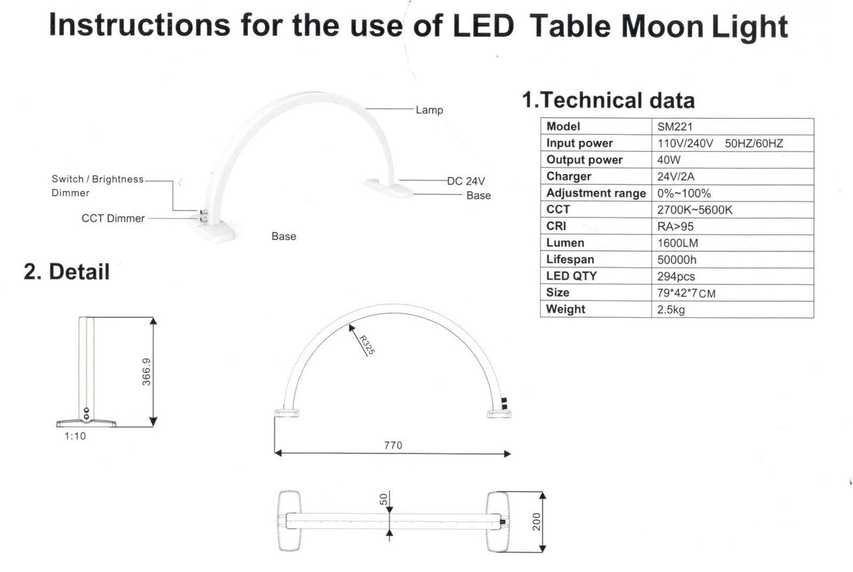 Nail MOON Light